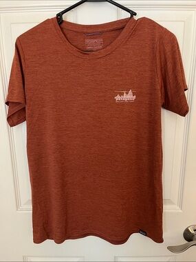 Patagonia Women's Rust Heather Crew Neck Tee